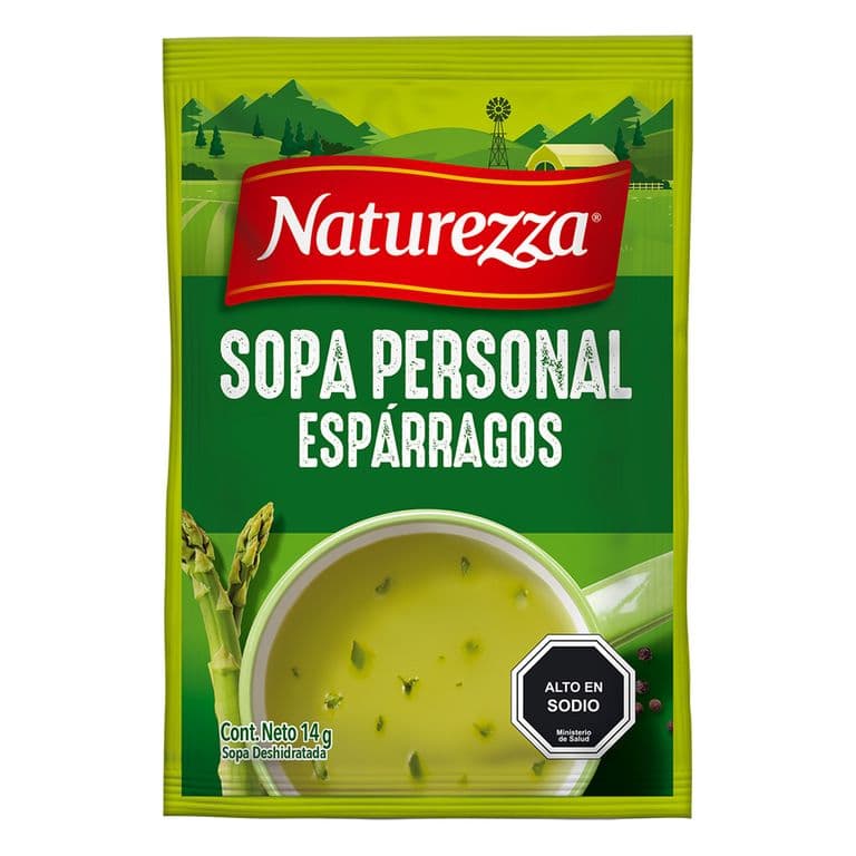 Sopa de Esparragos Naturezza Personal 14 GR