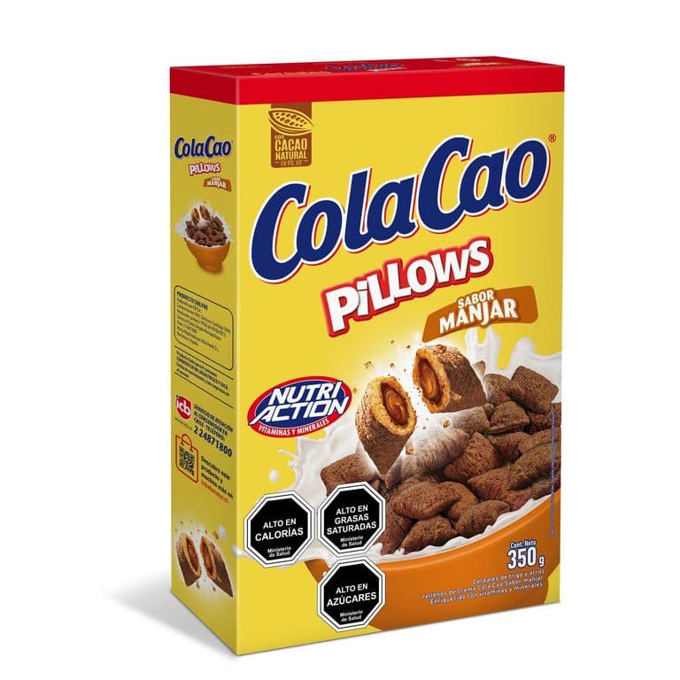 Cereal Pillows Cola Cao Sabor Manjar 350 g