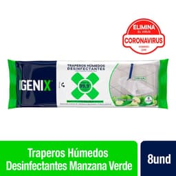 Traperos Humedos Desinfectantes Igenix Manzana Verde 8 Un