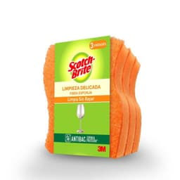 Esponja Limpieza Delicada Scotchbrite 3 Un
