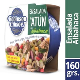Ensalada Atun con Albahaca Robinson Crusoe 160 g