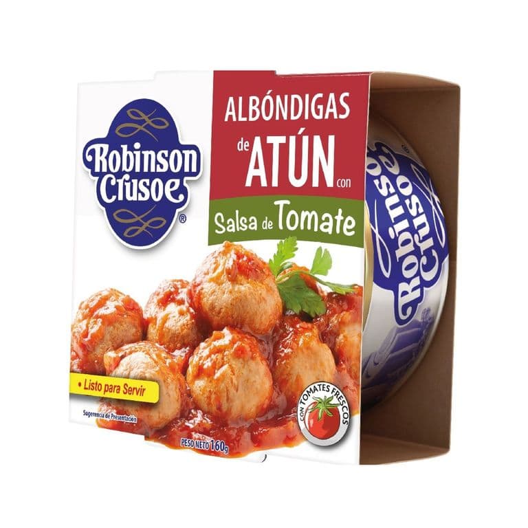 Albondigas de Atun en Salsa de Tomate Robinson Crusoe 160 g