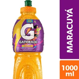 Bebida Isotonica Gatorade Sabor Maracuya 1 L 1 LT