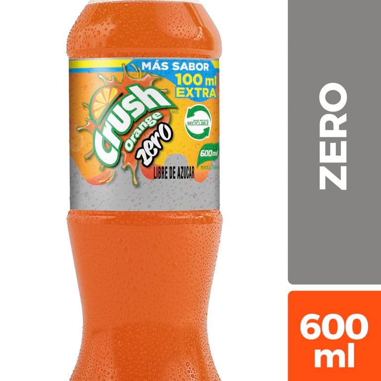 Bebida Crush Zero Desechable 600 ml