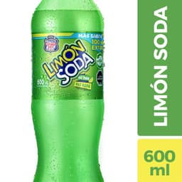 Bebida Limon Soda Desechable 600 ml