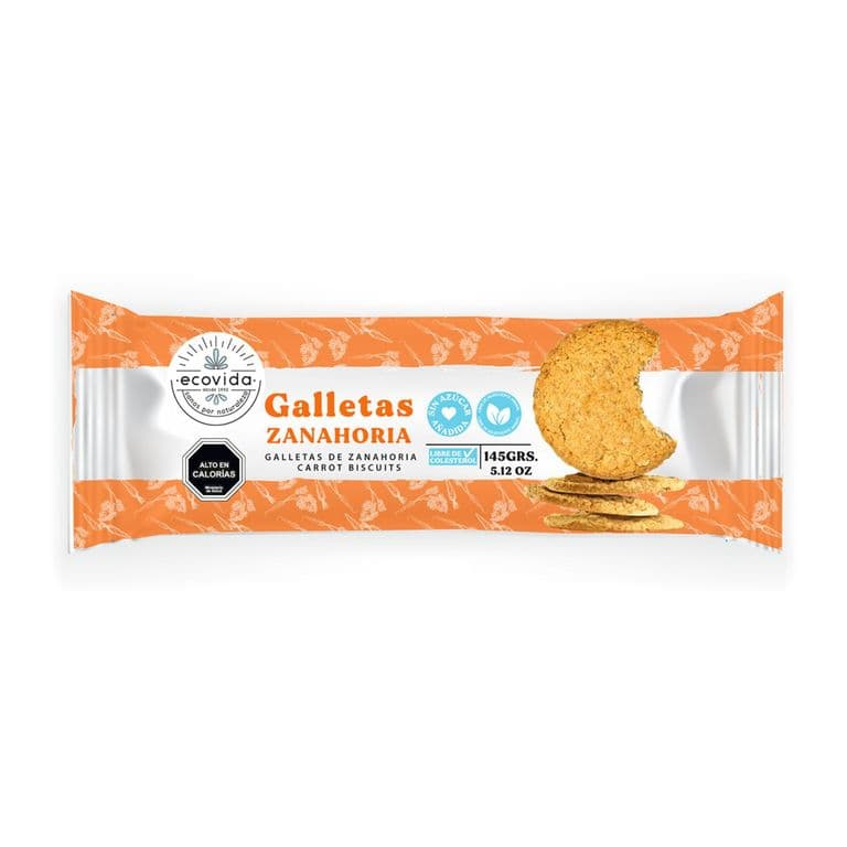 Galleta Biscuit Zanahoria Sin Azucar Ecovida 145 g
