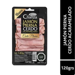Jamon de Pierna Cerdo Acaramelado Corte Pluma La Crianza 120 g