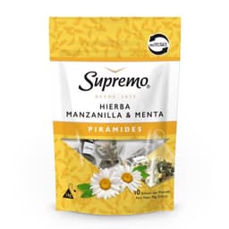 Hierba Manzanilla y Menta Piramides Supremo 10 Un