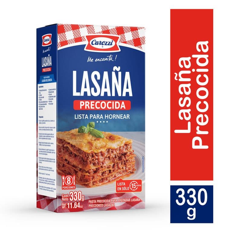 LASANA PRECOCIDA CAROZZI 330 GR