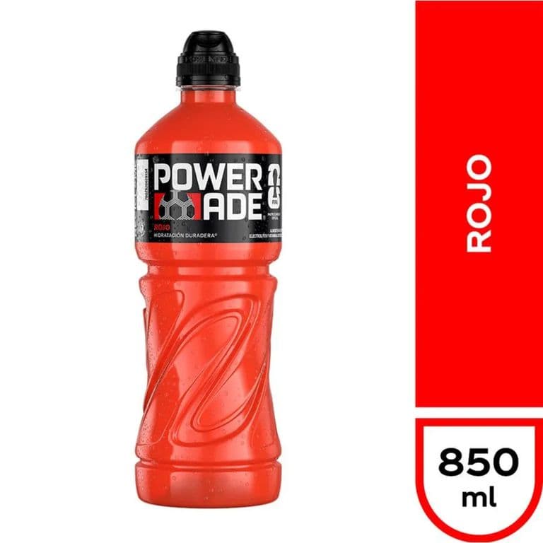 Bebida Isotonica Roja Powerade 850 ml