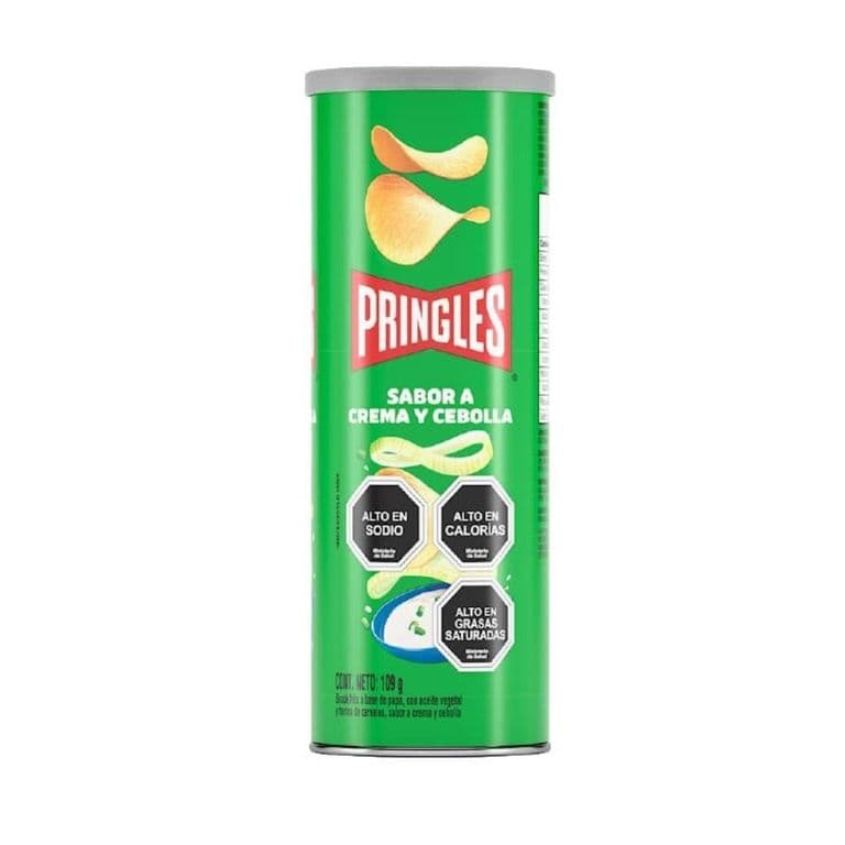 Papas Sabor Crema Cebolla Pringles 109 g