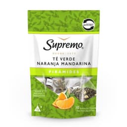 Te Verde Naranja y Mandarina Piramides Supremo 10 Un