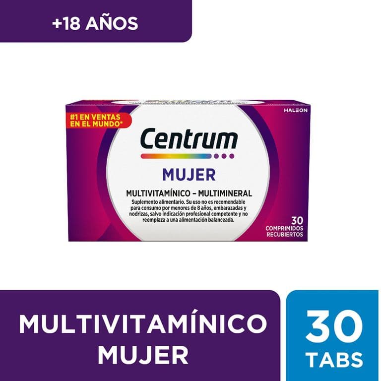 Multivitaminico Mujer Centrum Un 30 UN