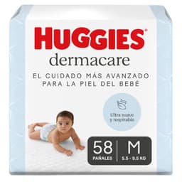 Panales Desechables Huggies Dermacare Etapa 2 Talla M 58 Un