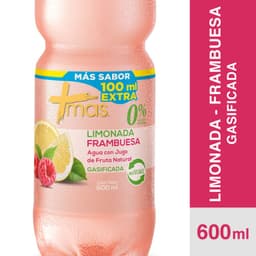 Agua Sabor Limonada Frambuesa Mas 600 ml