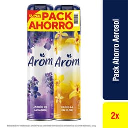 Pack Desodorante Ambiental Arom 2 x 225 g UN