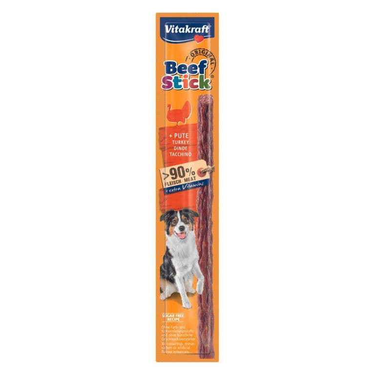 Snack para Perros Beef Stick Sabor Pavo Vitakraft 12 g