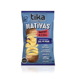 Papas Fritas Nativas con Sal de Mar Tika 150 g