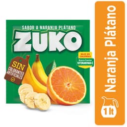 Jugo en Polvo Zuko Naranja Platano 15 g