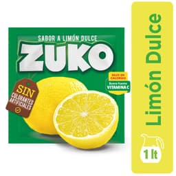 Jugo en Polvo Zuko Limon Dulce 15 g