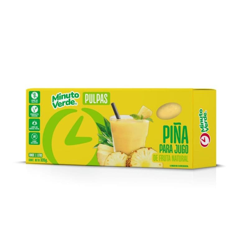 Pulpa de Pina Congelada Minuto Verde 335 g