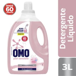 Detergente Liquido Piel Sensible Omo 3 lt