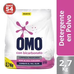 Detergente en Polvo Bicarbonato Omo 2.7 kg