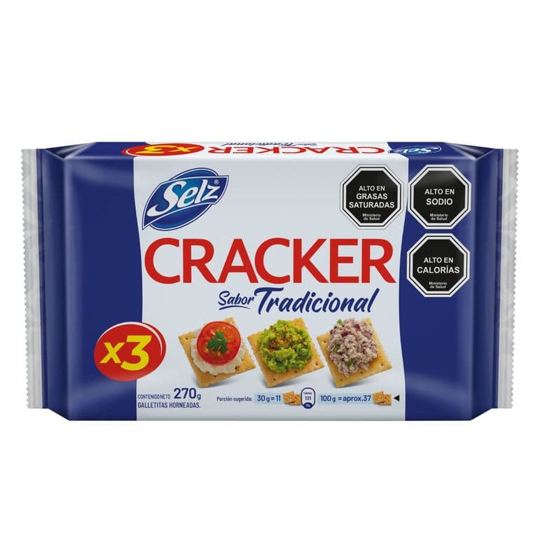 Galleta Cracker Selz Tripack 270 g
