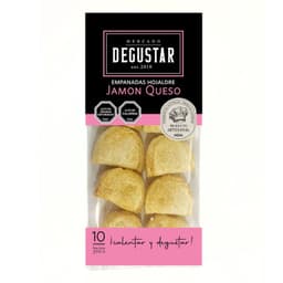 Empanadas Cocktail Hojaldre de Jamon y Queso Degustar 10 Un