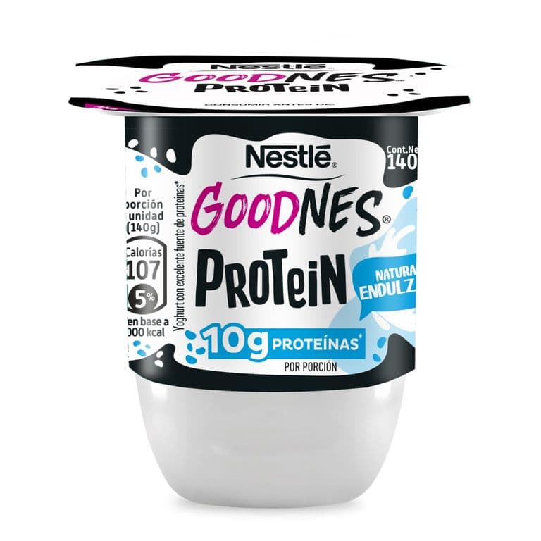 Yoghurt Goodnes Protein Sabor Natural Nestle 140 gr