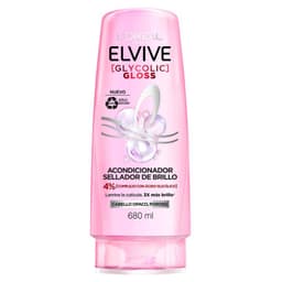 Acondicionador Sellador de Brillo Glycolic Gloss Elvive 680 ml