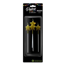 Velas Decorativas Estrellas Doradas UN