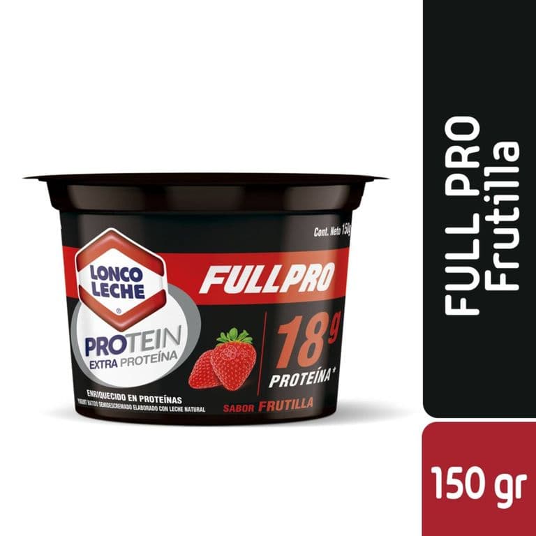 Yoghurt Full Pro Protein Sabor Frutilla Loncoleche 150 g
