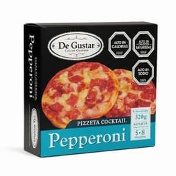 Pizzetas de Pepperoni Congeladas Degustar 10 Un