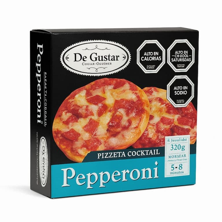 Pizzetas de Pepperoni Congeladas Degustar 10 Un