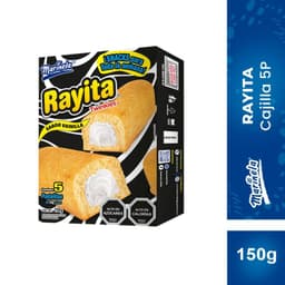 Rayitas Relleno Sabor Vainilla Marinela 5 Un 5 X 30 GR