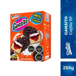 Gansitos Rellenos Marinela 5 Un 5 x 50 GR