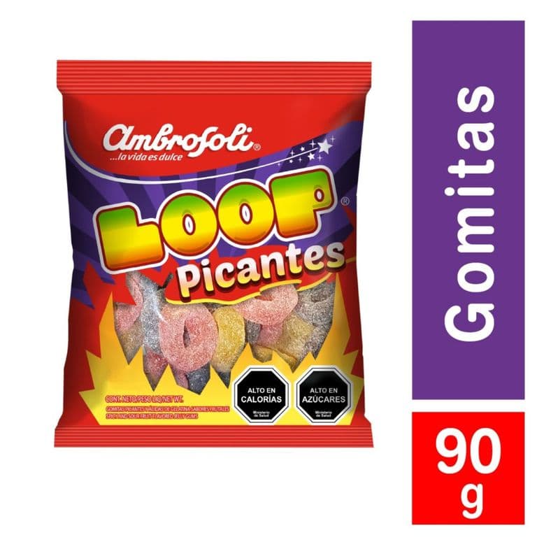 Gomitas Loop Picantes Ambrosoli 90 g