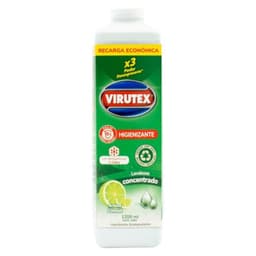 Lavalozas Concentrado Higienizante Aroma Limon Virutex 1200 ml