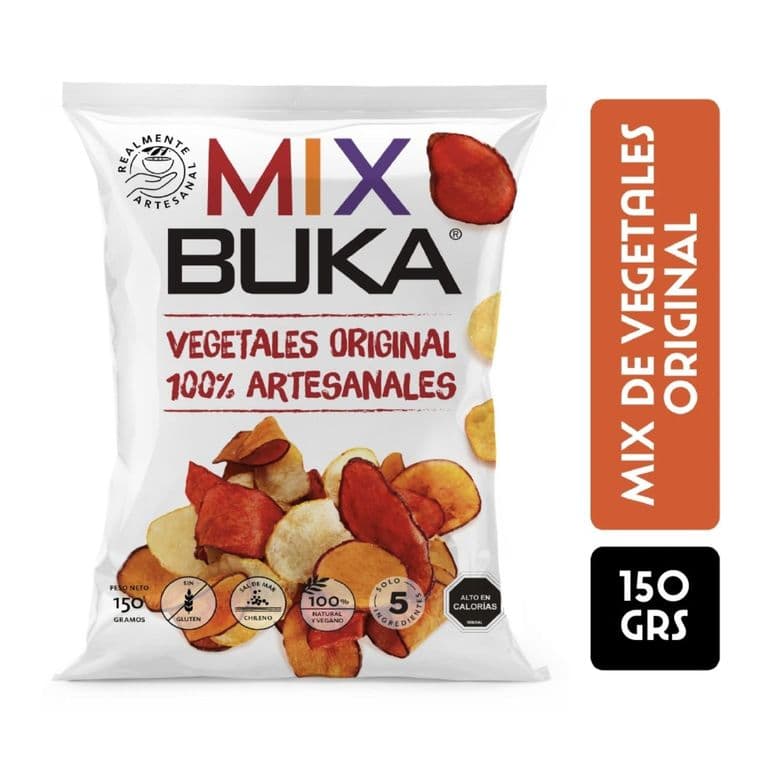 Snack Mix de Vegetales Buka 150 g