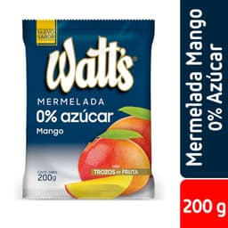 Mermelada Mango 0% Azucar Watts 200 g