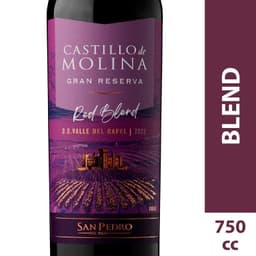 Vino Tinto Red Blend Castillo de Molina 750 cc 750 ML