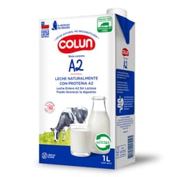 Leche Entera A2 Sin Lactosa Colun 1 lt