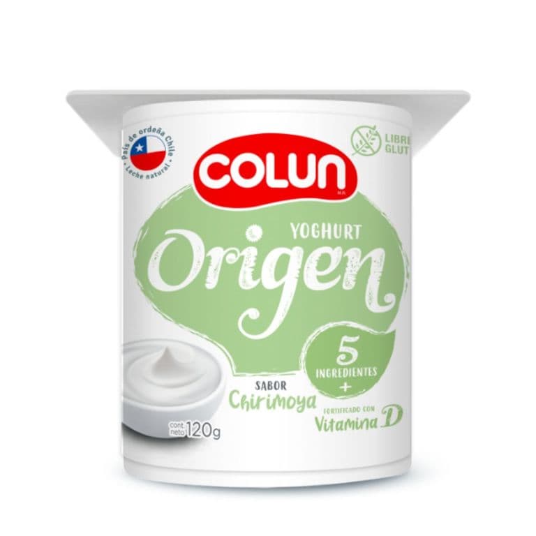 Yoghurt Origen Sabor Chirimoya Colun 120 g