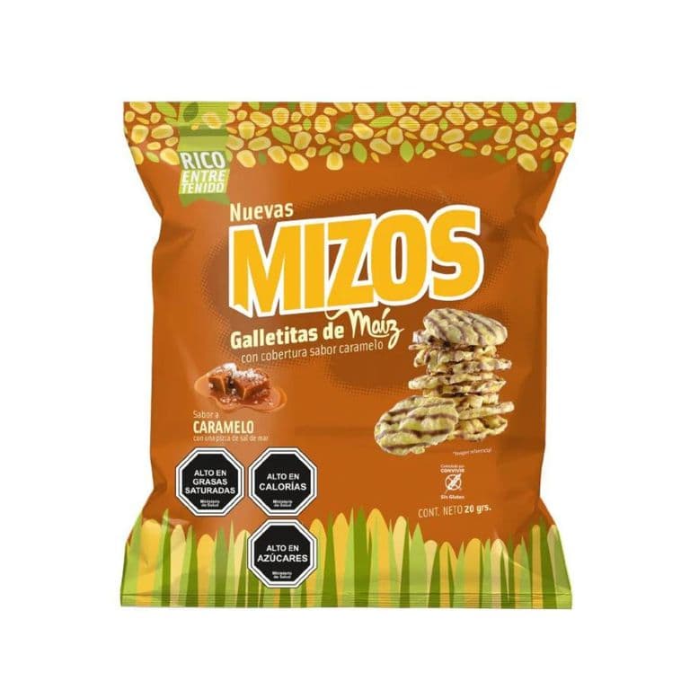 Galleta de Maiz Mizos Caramelo 20 g