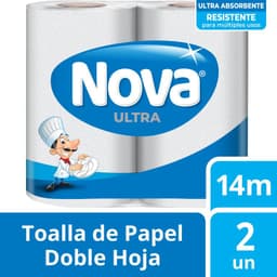 Toalla de Papel Nova Ultra 2 x 14 mts 2 UN