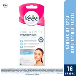 Bandas Depilatorias Facial Veet 16 Un