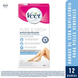 Bandas Depilatorias Corporal Veet 12 Un