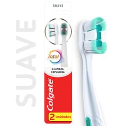 Cepillo de Dientes Colgate Total 12 Limpieza Espumosa 2 Un