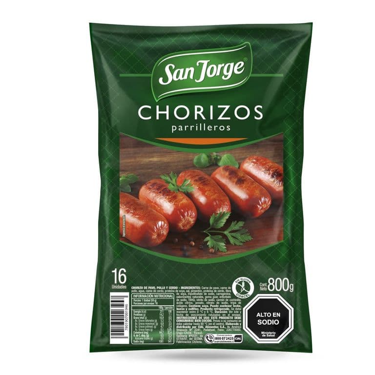 Chorizo Parrillero San Jorge 800 g
